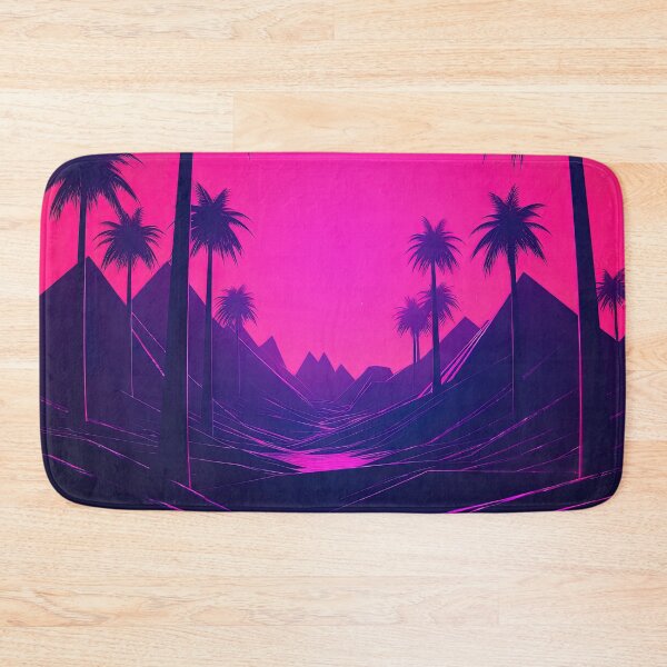 Item preview, Sunset Rhapsody: Tropical Synthwave Vibes designed and sold by Mullet Monkey.