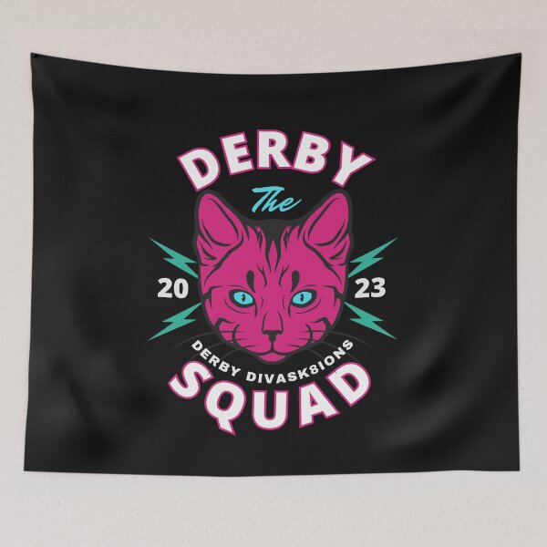 Item preview, Roller Derby The Derby Squad 2023 Derby DivaSk8ions Fuchsia designed and sold by Soundpups.
