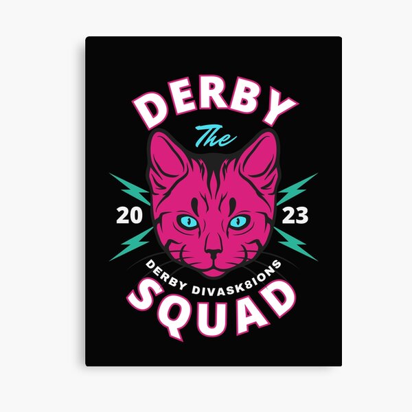 Item preview, Roller Derby The Derby Squad 2023 Derby DivaSk8ions Fuchsia designed and sold by Soundpups.