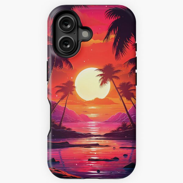 Item preview, Sunset Synthesis: Tropical Synthwave Odyssey designed and sold by Mullet Monkey.