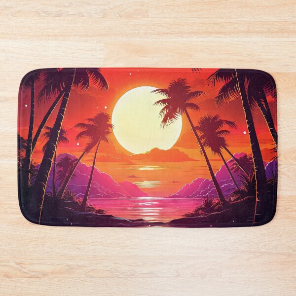 Item preview, Sunset Synthesis: Tropical Synthwave Odyssey designed and sold by Mullet Monkey.