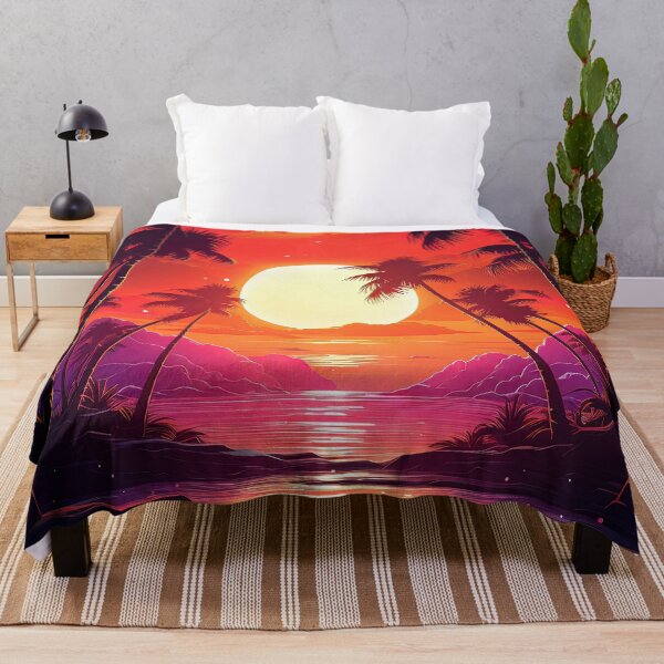 Item preview, Sunset Synthesis: Tropical Synthwave Odyssey designed and sold by Mullet Monkey.