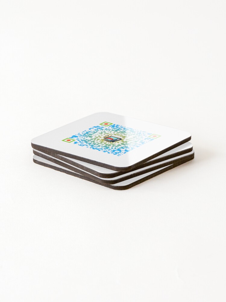 Thumbnail 4 of 5, Coasters (Set of 4), QR-update designed and sold by RKings.