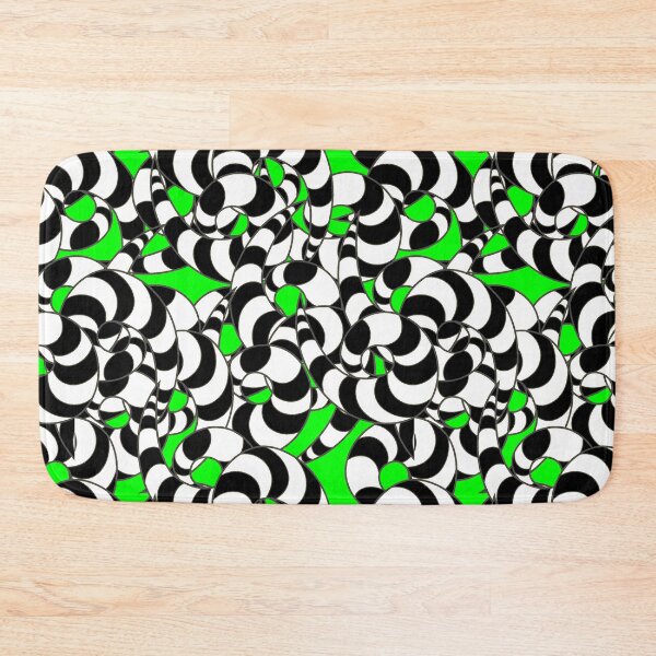 Item preview, black white worm snake halloween  designed and sold by Gossip Rag.