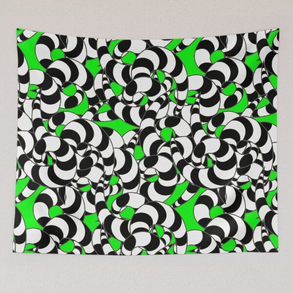 Item preview, black white worm snake halloween  designed and sold by Gossip Rag.