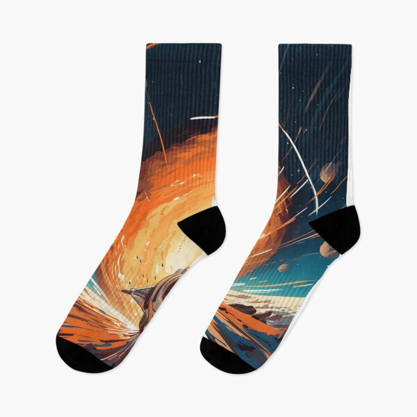 Item preview, Spaceship zooming through the stars designed and sold by martinhect0r.