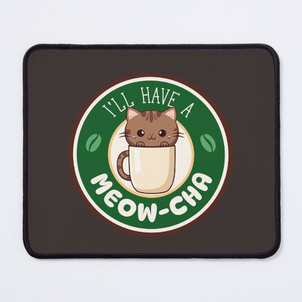 Item preview, I'll Have a Meow-cha (Cat and Mocha Mug) designed and sold by Sir Meow Meow.