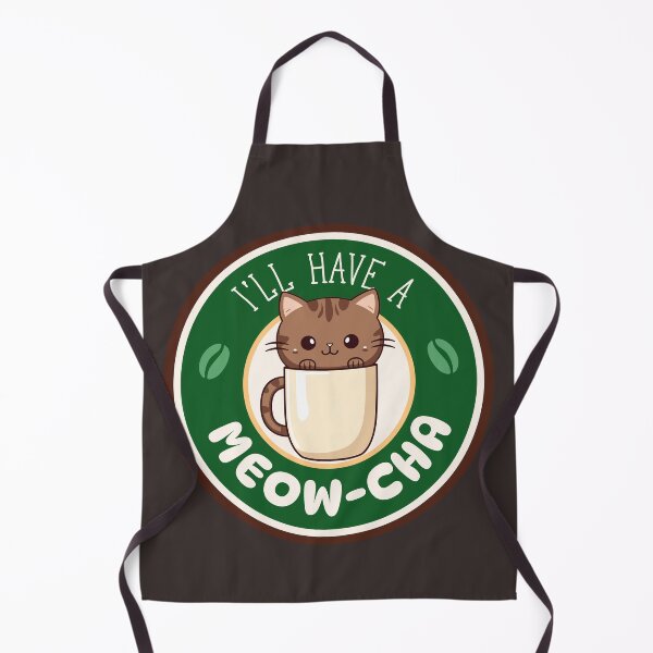 Item preview, I'll Have a Meow-cha (Cat and Mocha Mug) designed and sold by Sir Meow Meow.