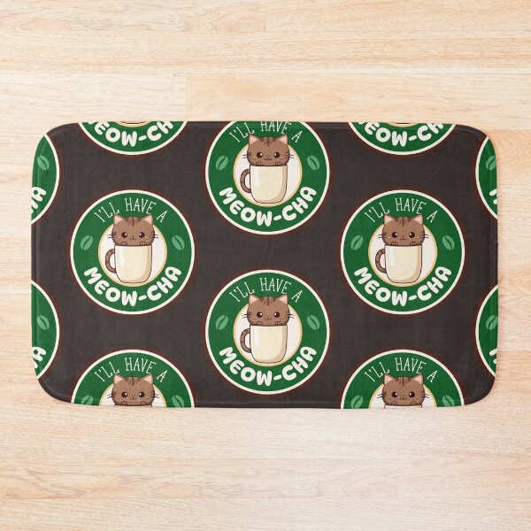 Item preview, I'll Have a Meow-cha (Cat and Mocha Mug) designed and sold by Sir Meow Meow.