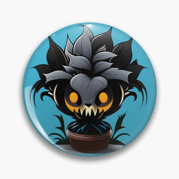 Item preview, Scary Cute Horror Ghost Plant Black and Orange designed and sold by morator.