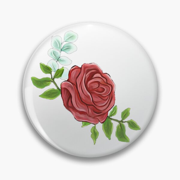 Item preview, Rosa roja grande pintada designed and sold by FlowerandDesing.