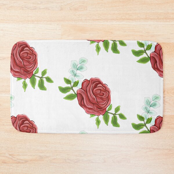 Item preview, Painted large red rose designed and sold by FlowerandDesing.