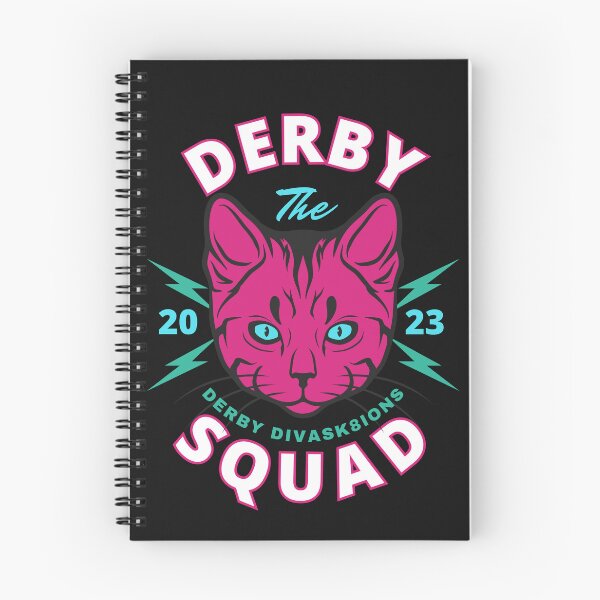 Artikelvorschau, Roller Derby The Derby Squad Derby Divask8ions Fuchsia Cat entworfen und verkauft von Soundpups.