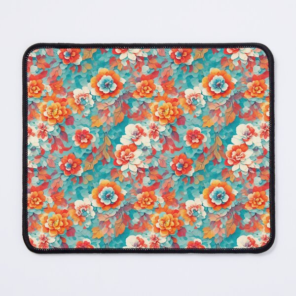 Item preview, Retro Flowers Pattern Oil Paint Pattern designed and sold by JoanNinjaHen.