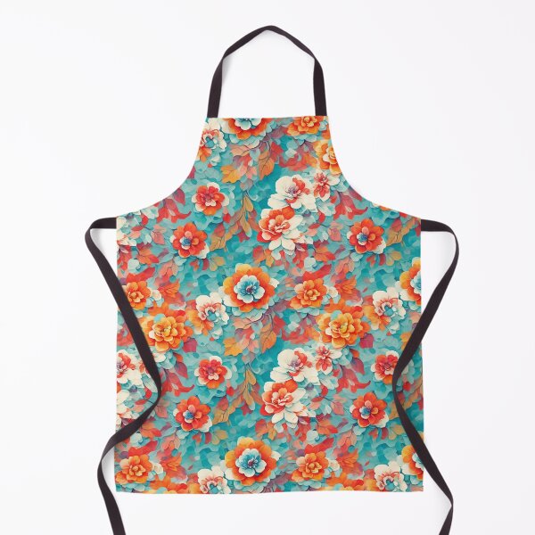 Item preview, Retro Flowers Pattern Oil Paint Pattern designed and sold by JoanNinjaHen.