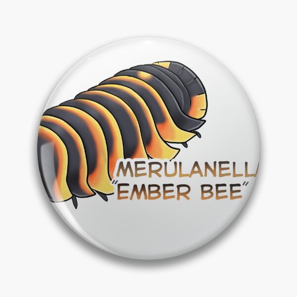 Item preview, Merulanella "Ember Bee" name tag designed and sold by Pods-n-Pugs.