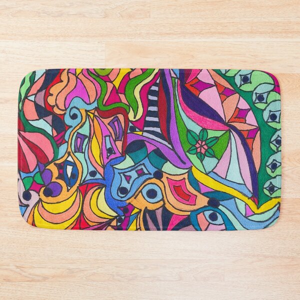 Item preview, Trippy Rainbow Zentangle designed and sold by artbyalette.