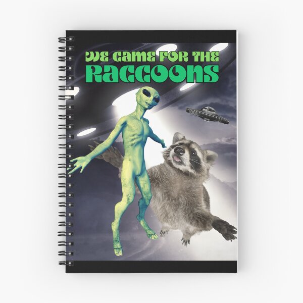 Item preview, Aliens: we came for the raccoons designed and sold by PrestigePenguin.