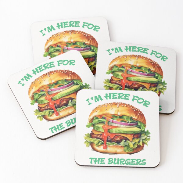 Item preview, I'm here for the burgers designed and sold by Lisa Weber.
