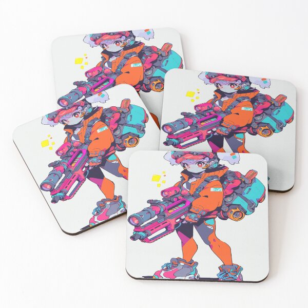 Item preview, Cyberpunk Kawaii Fighter  designed and sold by Splatter-arts.