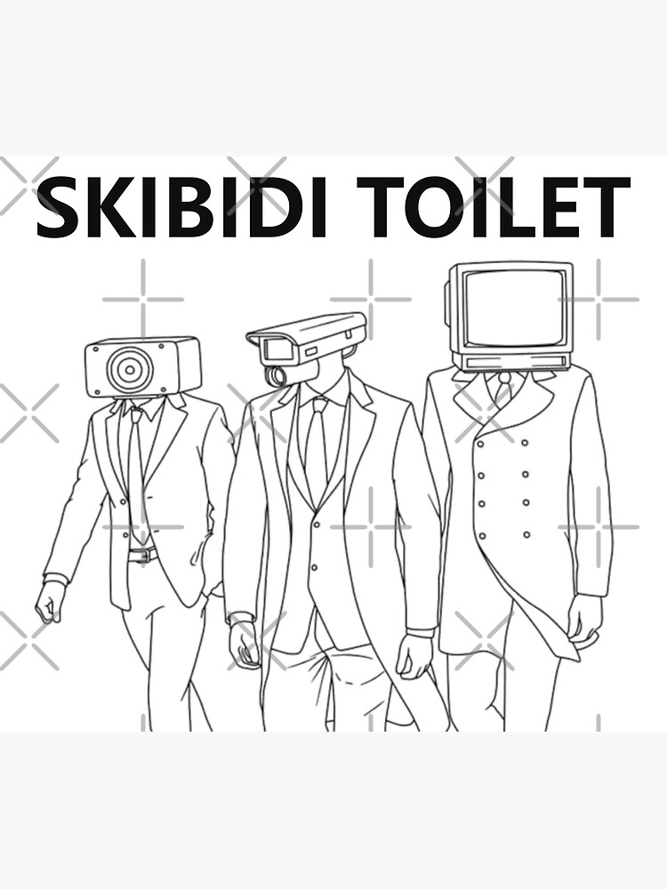 Skibidi Toilet Face coloring page - Download, Print or Color