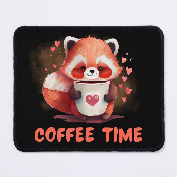 Item preview, Fox drinking coffee designed and sold by sikkoraaSHoOP.