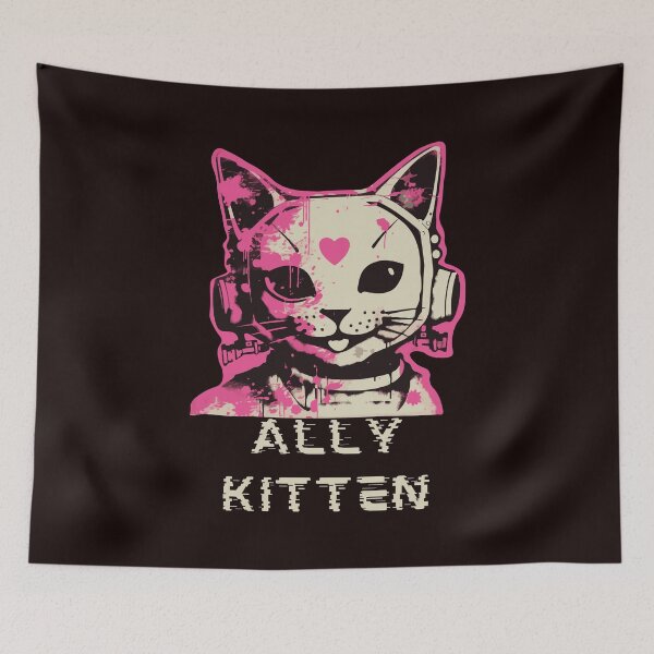Item preview, Kitten Robots | AI Kittens | AI Kitten T-Shirts | Robot Kitten Stickers  designed and sold by ShaneUFO.