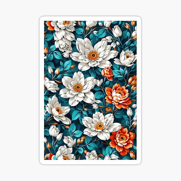 Vista previa del artículo con la obra «Blancas Flores Primaverales», diseñado y vendido por Virtualiartist.
