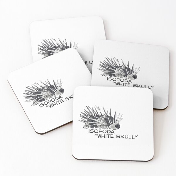 Item preview, Isopoda "White Skull" designed and sold by Pods-n-Pugs.