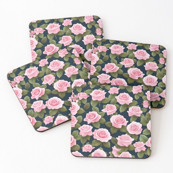 Item preview, Pink roses design, nature inspired pattern  designed and sold by artbelka.