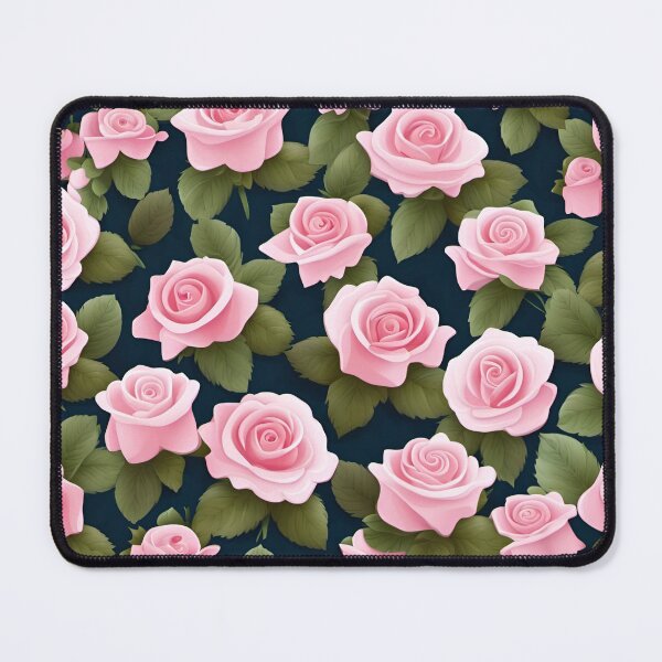 Item preview, Pink roses design, nature inspired pattern designed and sold by artbelka.