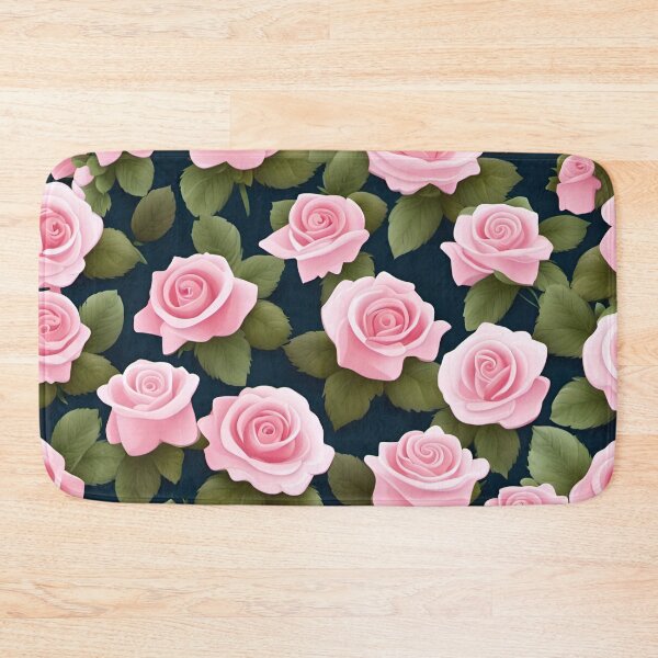 Item preview, Pink roses design, nature inspired pattern  designed and sold by artbelka.