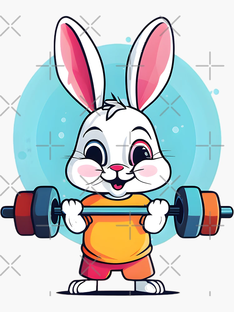 40+ Weightlifting Rabbit Stock Illustrations, Royalty-Free Vector Graphics  & Clip Art - iStock