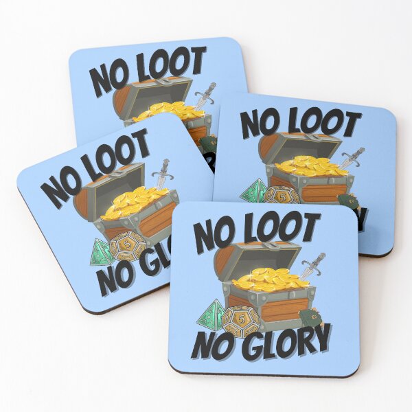 Item preview, No Loot, No Glory - Unleash Your RPG Adventure designed and sold by dario29.