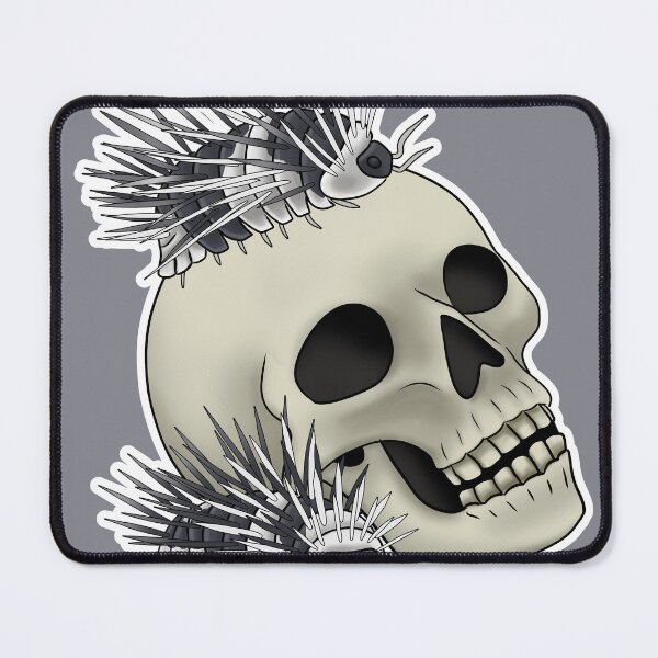 Item preview, Isopoda "White Skull" designed and sold by Pods-n-Pugs.
