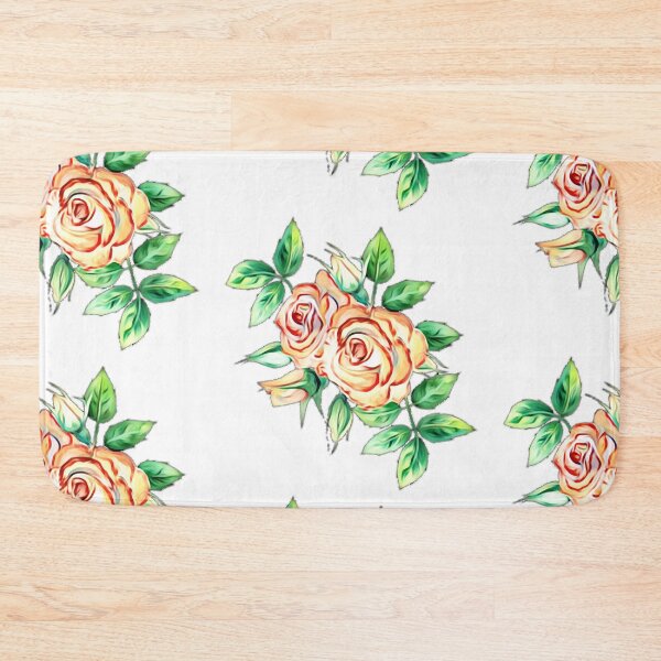 Item preview, Painted tea roses designed and sold by FlowerandDesing.