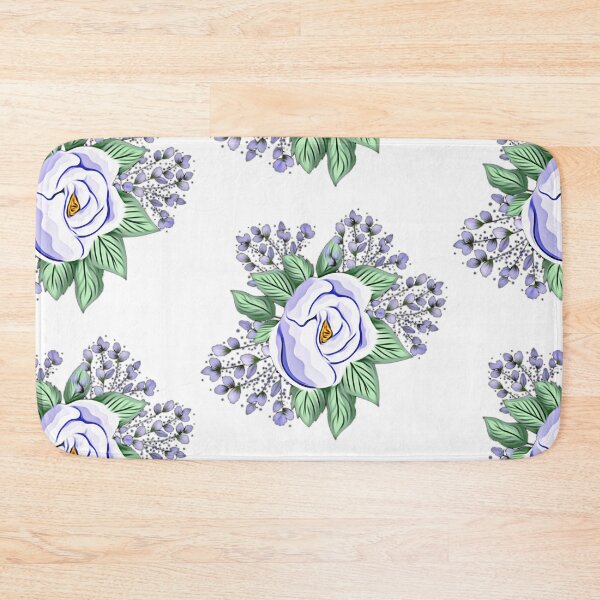 Item preview, Big blue painted rose designed and sold by FlowerandDesing.