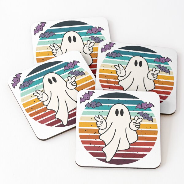 Item preview, Peace Love Halloween Shirt, Cute Ghost Shirt designed and sold by CloverAnnie.