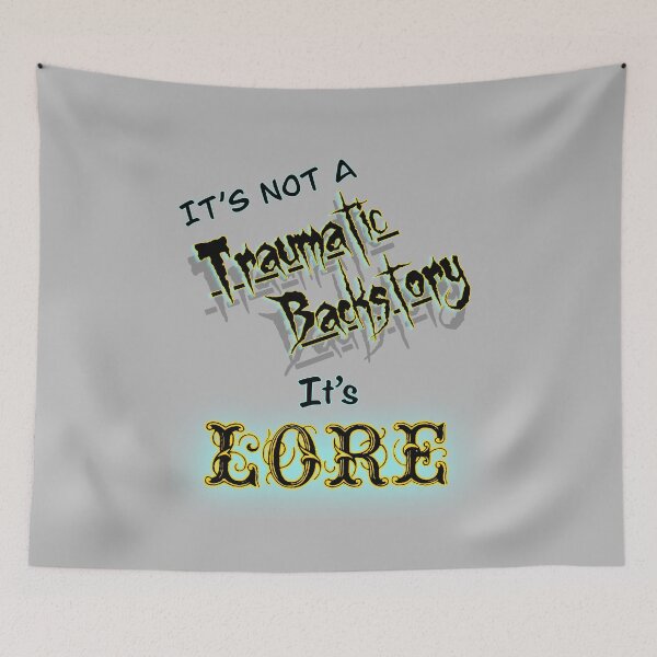 Item preview, Not Trauma, LORE designed and sold by Kryptid Kreations.