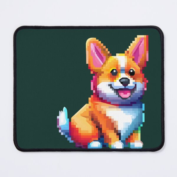 Item preview, Pixel Pup: A Charming Corgi Illustration designed and sold by vadimcarazan.