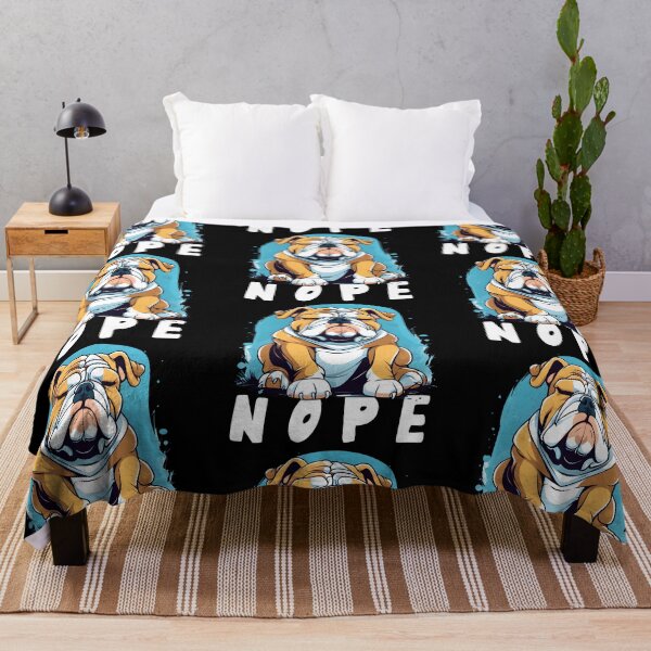Item preview, The Lazy English Bulldog - Said NOPE designed and sold by Studio-Pixel.