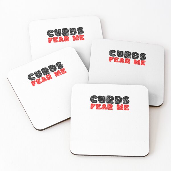 Item preview, Curbs Fear Me Funny Bumper Sticker designed and sold by SharpThreadZ.