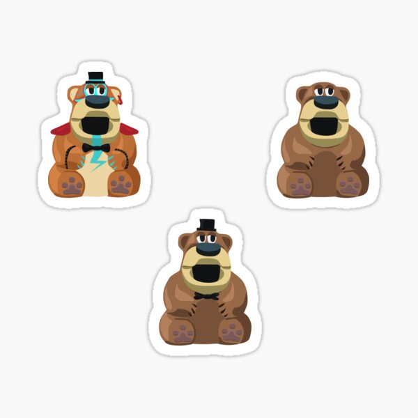 Freddy Fazbear FNAF Sticker for Sale by teraMerchShop