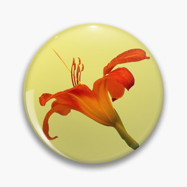 Item preview, Orange Lily - yellow background designed and sold by Louise-Mae.