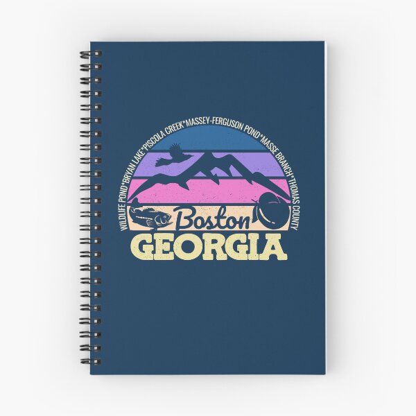 Item preview, Boston Georgia Sunset Retro Vintage Local Pride Logo designed and sold by CRHPOD20.