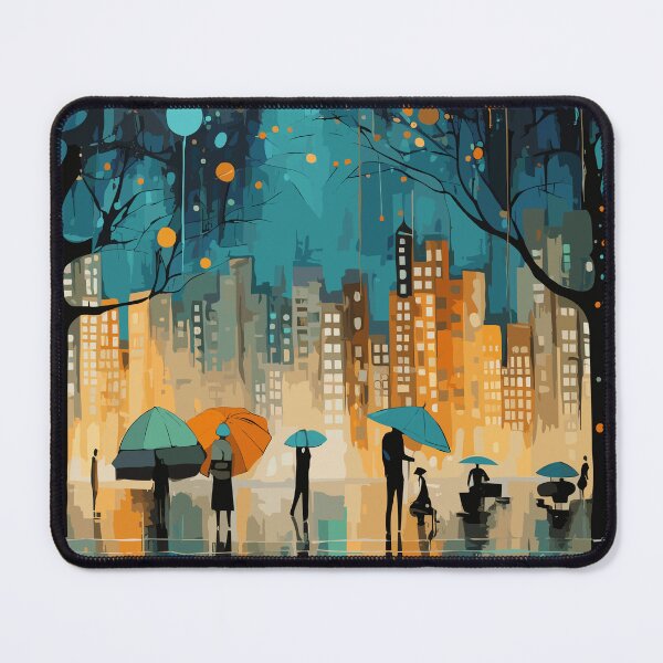 Item preview, Night Rain - Digital Art Rainy City designed and sold by TheKinEmporium.