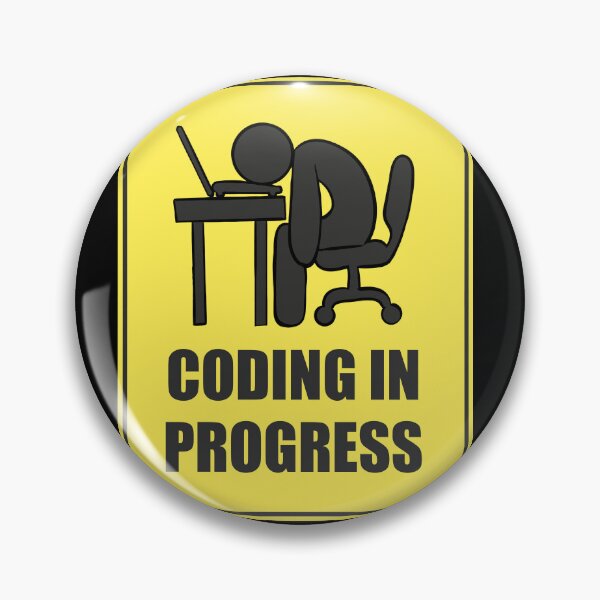 Item preview, Coding In Progress Street Sign designed and sold by Science Lab Designs.