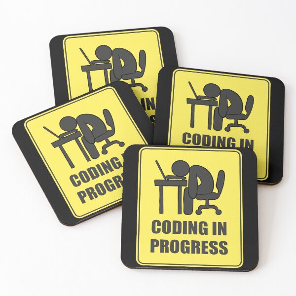 Item preview, Coding In Progress Street Sign designed and sold by Science Lab Designs.