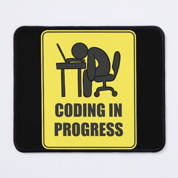 Item preview, Coding In Progress Street Sign designed and sold by Science Lab Designs.