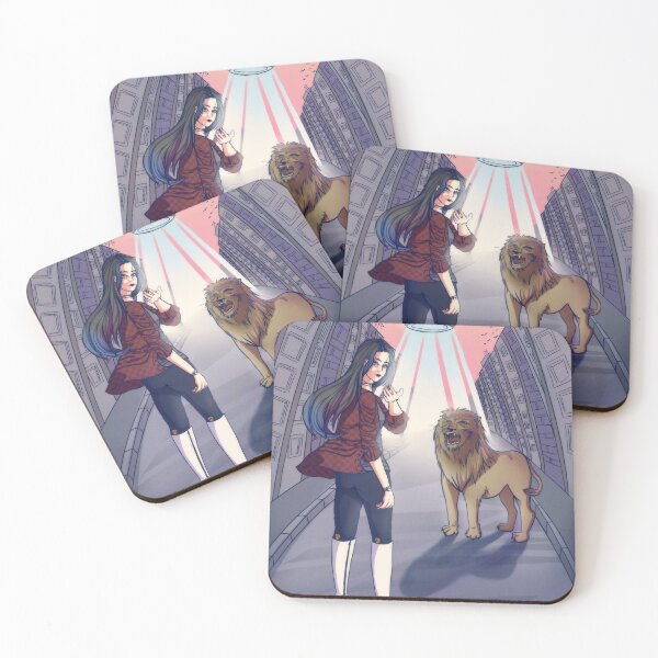 Item preview, Aliens and a lion designed and sold by nadiine20.